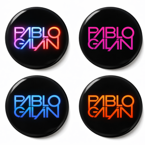 Set de chapas Pablo Galán